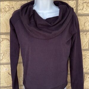 Grey State Dark Purple Cow Neck sweater Comfy
Size small